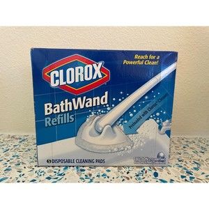 Clorox Bath Wand Refills 5 Pack Disposable Cleaning Pads for Bathtub & Shower